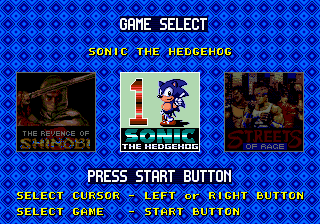 Mega 6 Vol. 3 screenshot 4 for Sega Mega Drive